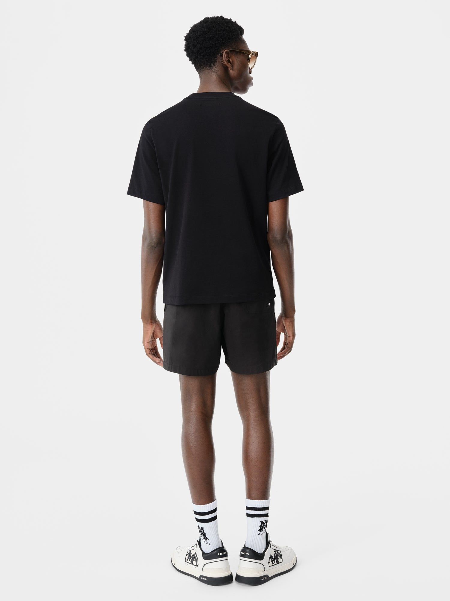 Amiri Twisted Palms Swim Trunk Men Swimwear Black | BLKTNYD-34