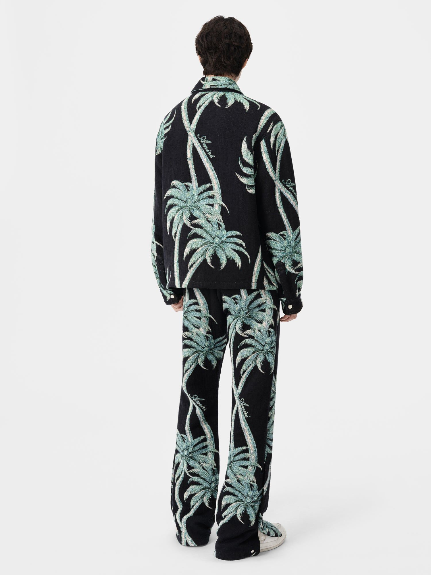 Amiri Twisted Palms Tapestry Pant Men Pants Black | CINMQGL-72