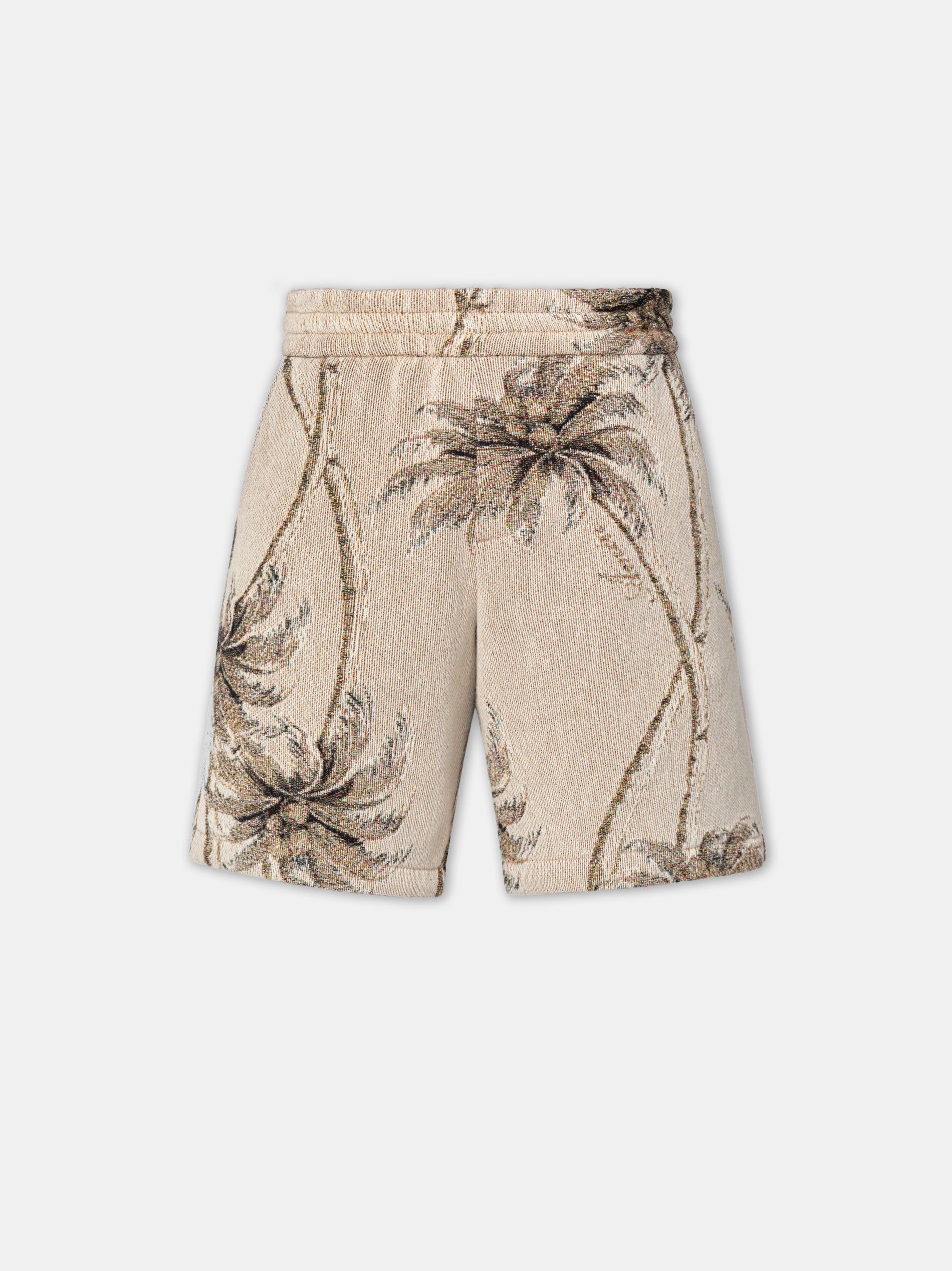 Amiri Twisted Palms Tapestry Short Men Shorts Alabaster | TBIRWEA-62