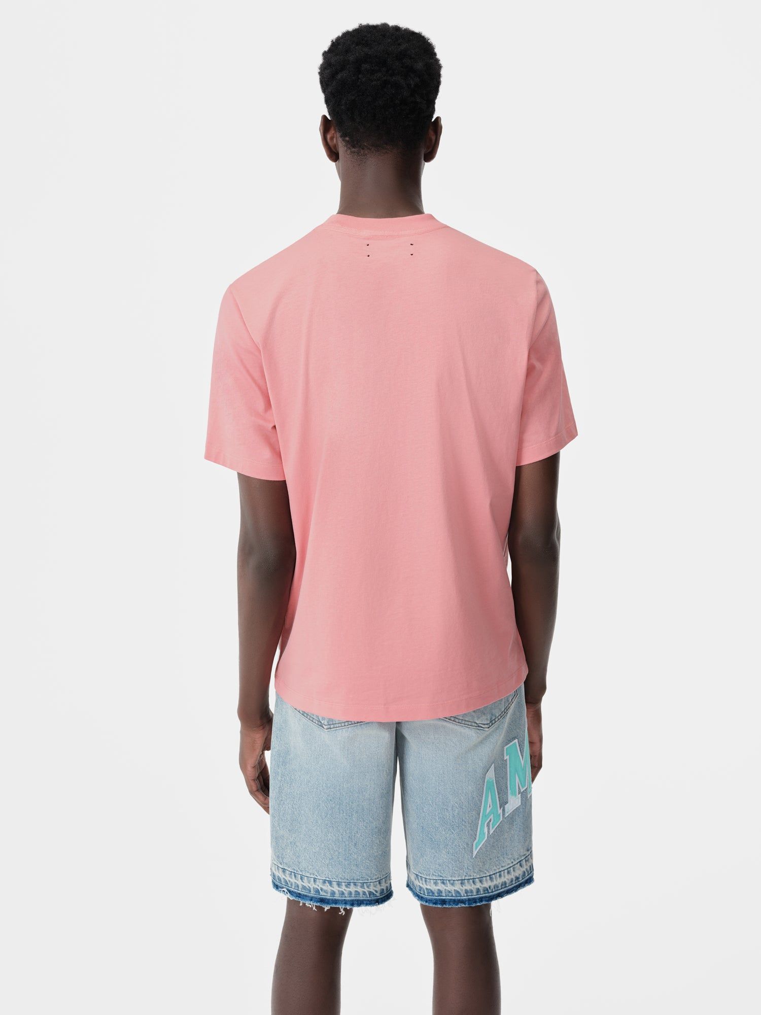 Amiri Twisted Palms Tee Men T Shirts Pink | XNFRQYV-10