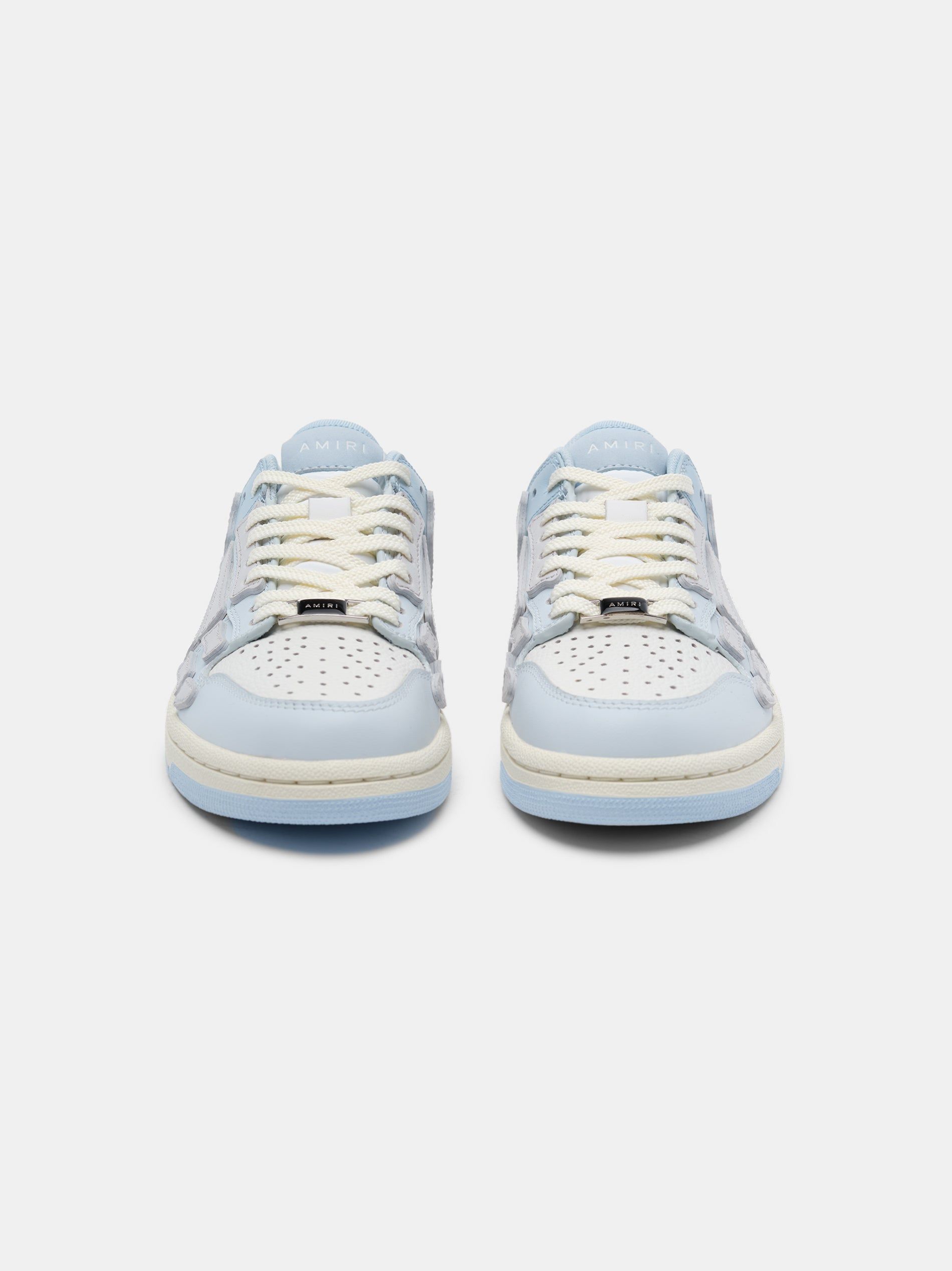 Amiri Two-tone Skel Top Low Women Sneakers Blue White Grey | APJUVRM-63