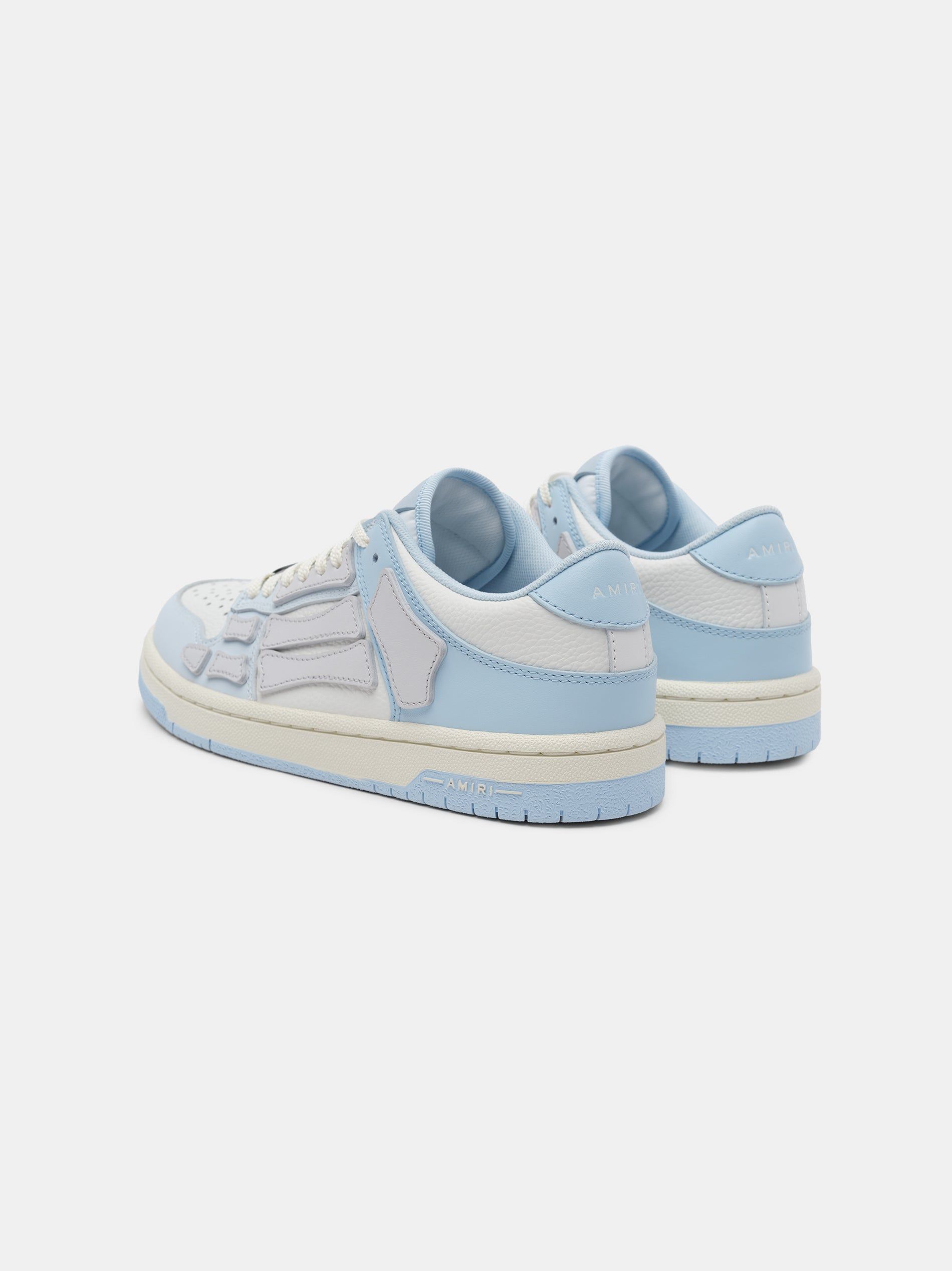 Amiri Two-tone Skel Top Low Women Sneakers Blue White Grey | APJUVRM-63