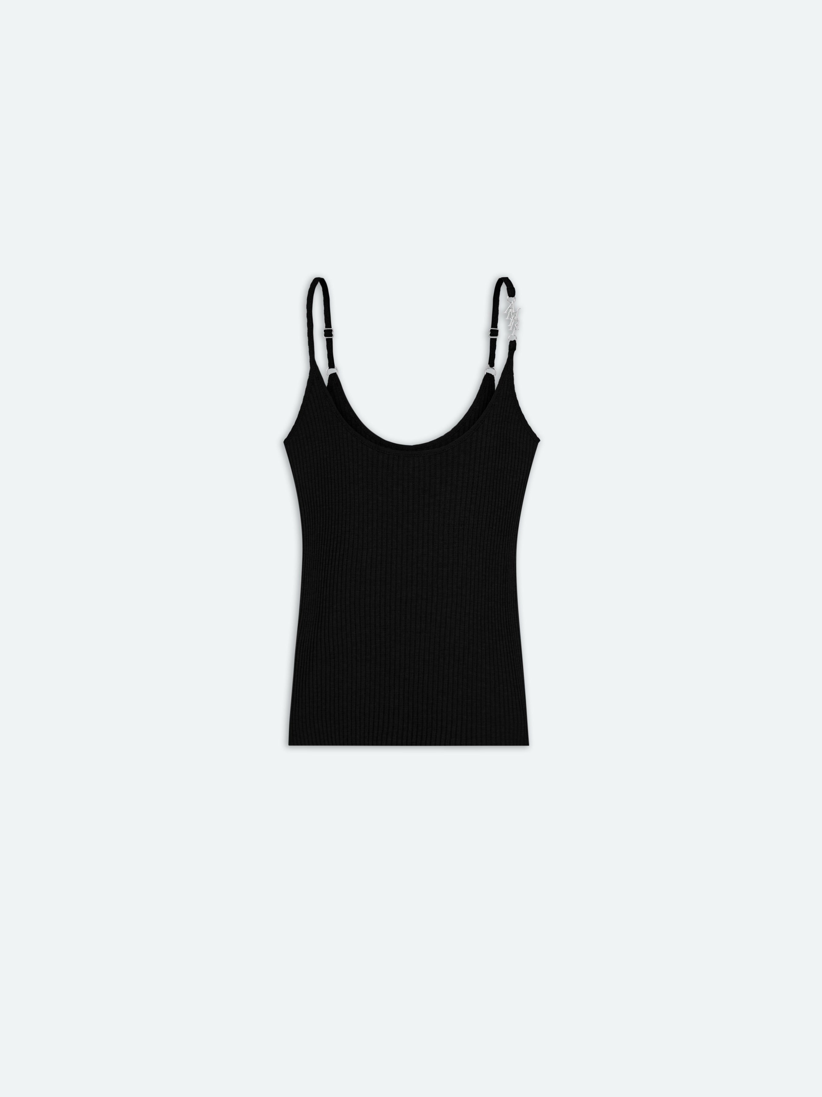 Amiri Vertical Tank Top Women Knitwear Black | KHQDXBU-07