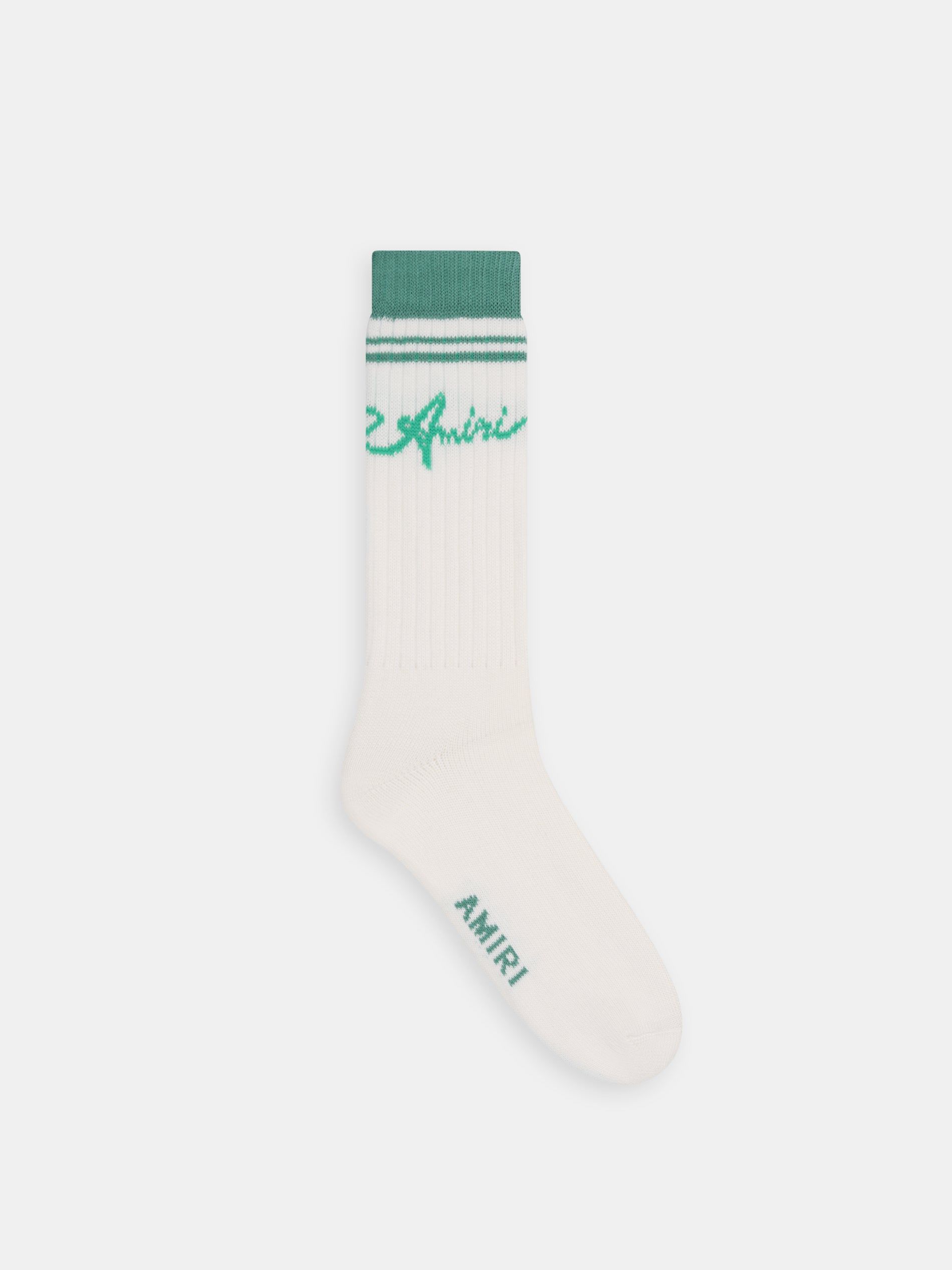 Amiri Wave Socks Men Socks Blue | BAUGVIX-57