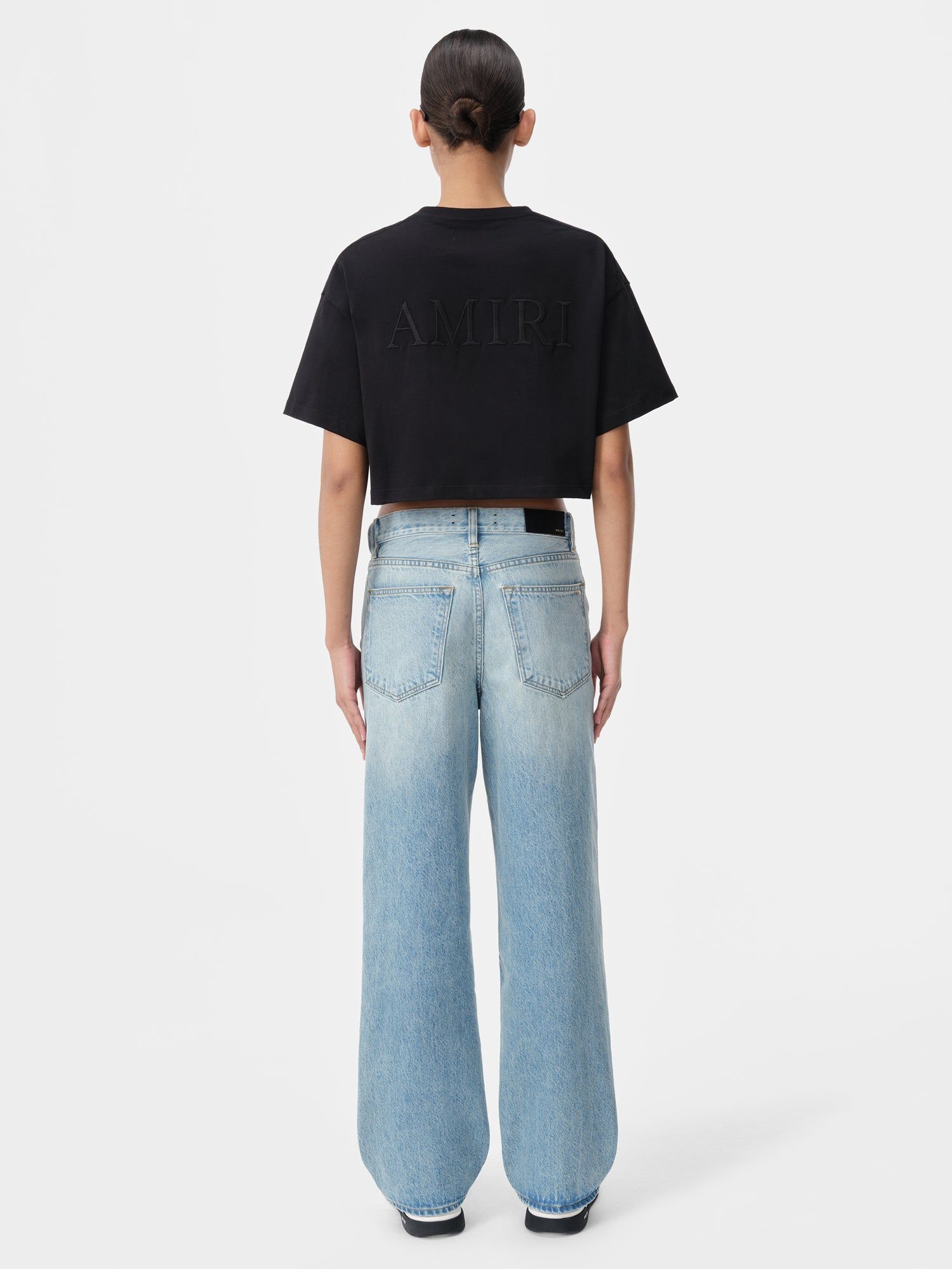 Amiri Wide Straight Jean Women Denim Blue | PHOWVLD-53