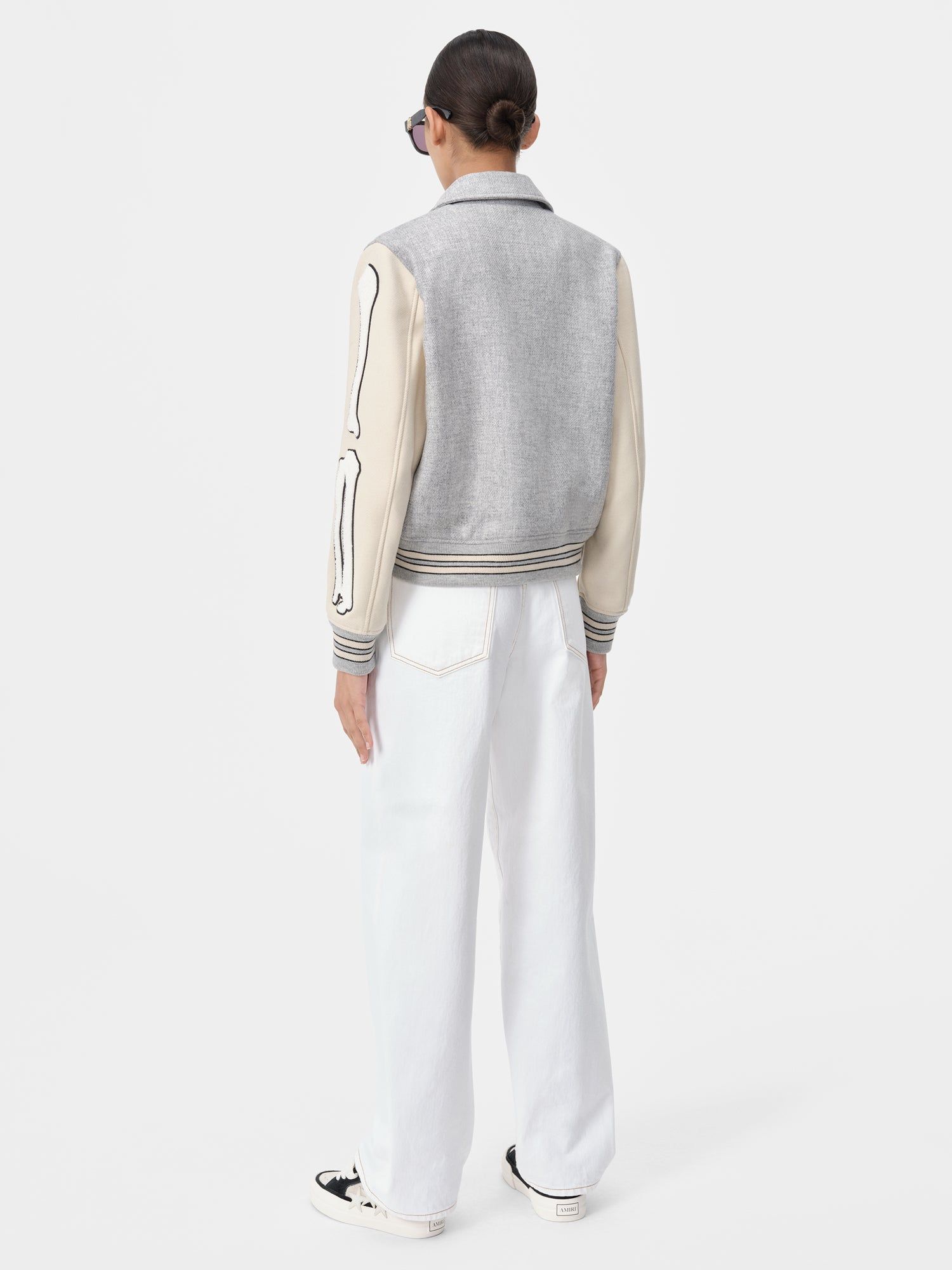 Amiri Wide Straight Jean Women Denim White | ZFREPIO-43